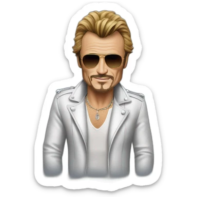 Johnny Hallyday  sticker