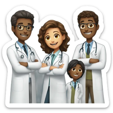 doctor saying happy birthday robin sticker