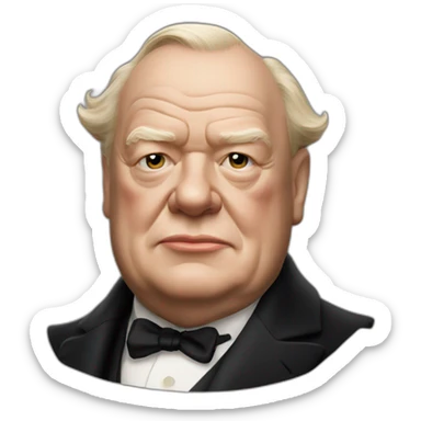 Winston Churchill sticker