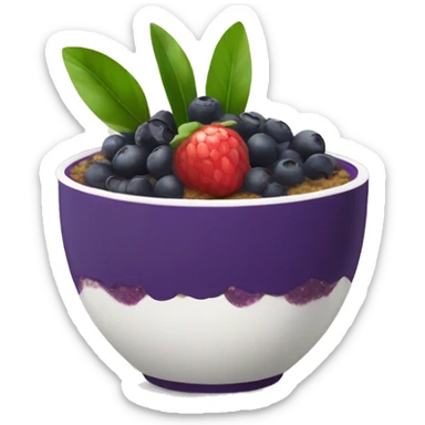 One açai bowl  sticker