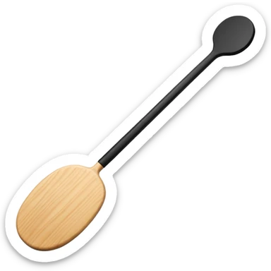 Black spanking-paddle sticker