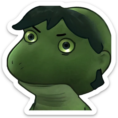 Beautiful girl, black hair, blue eyes sticker