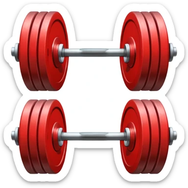 Barbell sticker