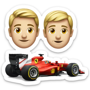 Ferrari formula 1 sticker