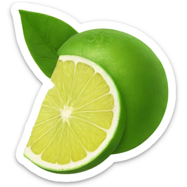 a one bergamot slice sticker