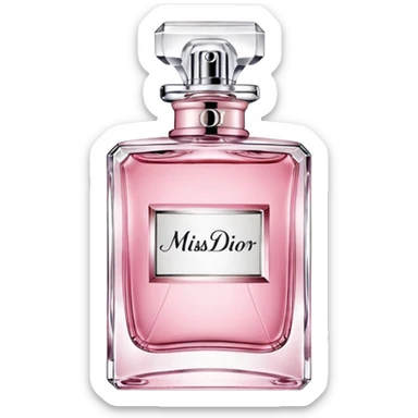 miss dior perfume sticker