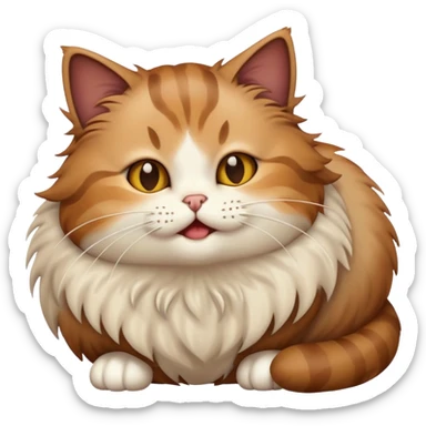Cat farting sticker