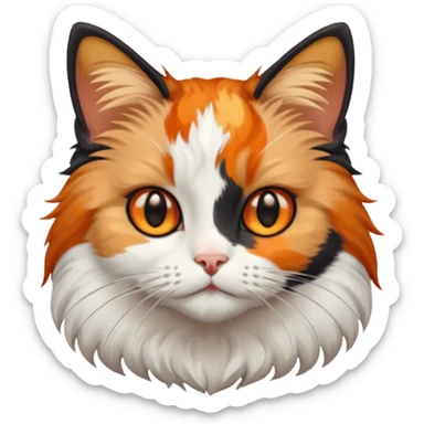 Cat rosa sticker