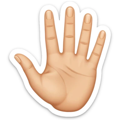 Les doigts en forme de W sticker