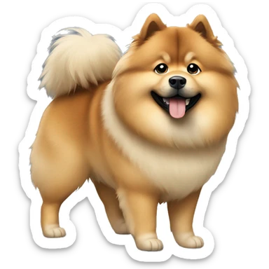 Eurasier dog walking sticker