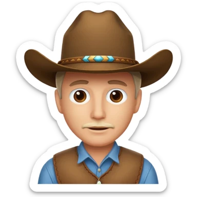 Ken Carson with a cowboy hat ￼￼ sticker