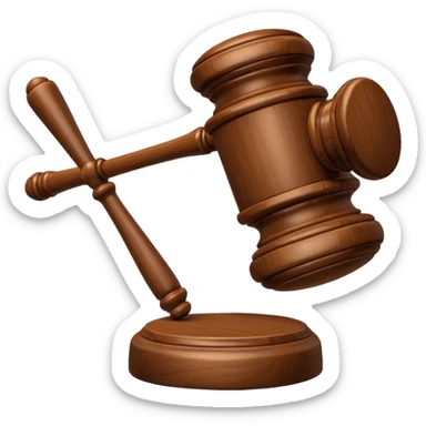 Gavel sticker