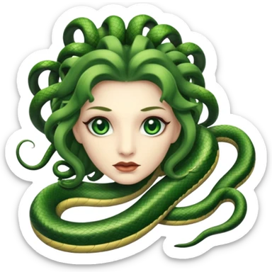 Medusa sticker