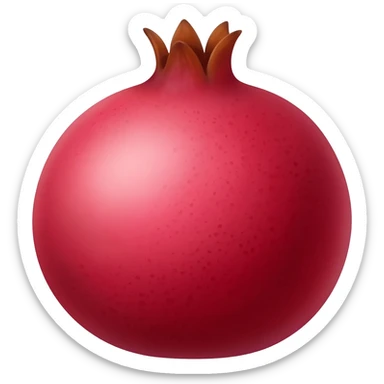 Pomegranate emogi sticker