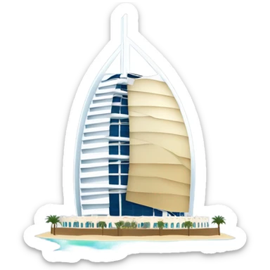 Burj al arab sticker
