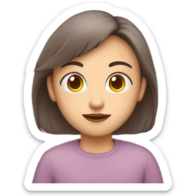 Personne avec des cœurs dans les yeux sticker