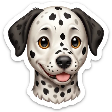 Liverspotted Dalmatian  sticker