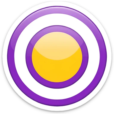 Pride intersex flag sticker