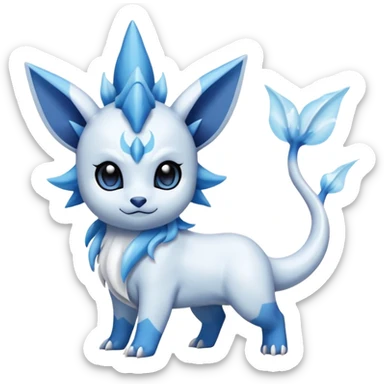 Absol-Vaporeon-Dewott-fusion sticker