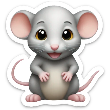 Baby rat  sticker