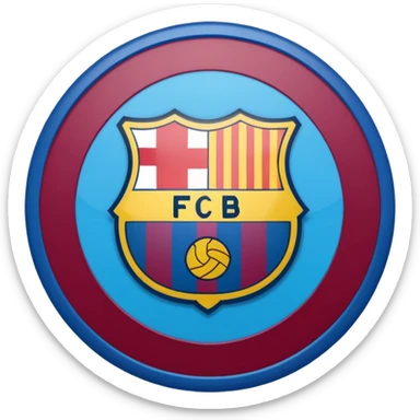 FC Barcelona logo sticker