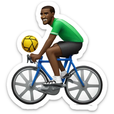 Samuel  Eto'o sur un vélo  sticker
