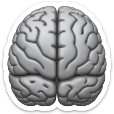 🚫+🧠  No brain sticker