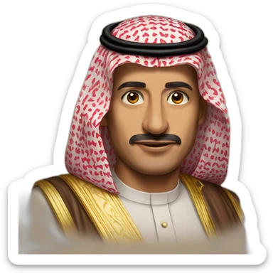 King salman king of Arabia sticker