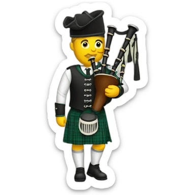 bagpipes sticker