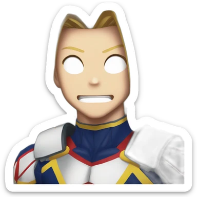 my hero academia all might sticker