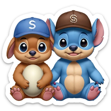 Stitch with Staley  sticker