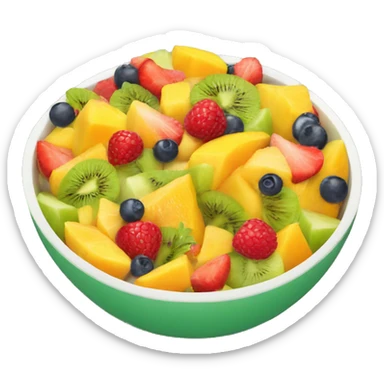 Fruit salad sticker
