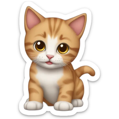 kitten sticker