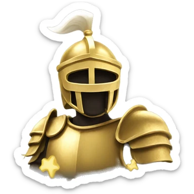 Golden Knight victory celebration sticker
