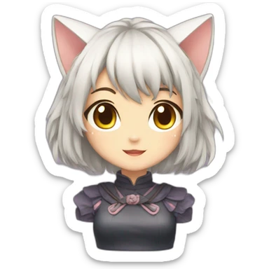 neko-girl sticker