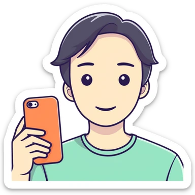 Selfie sticker