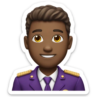 pal purple heart sticker