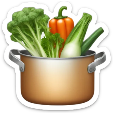 saucepan vegetables sticker
