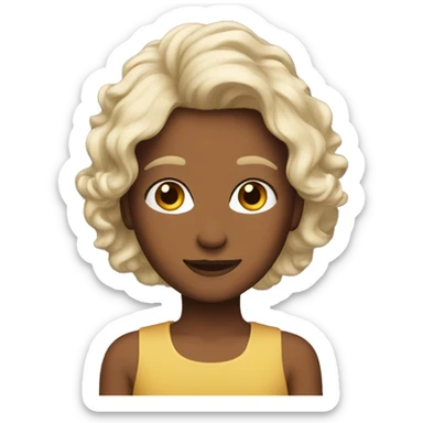 Hair coloring sticker