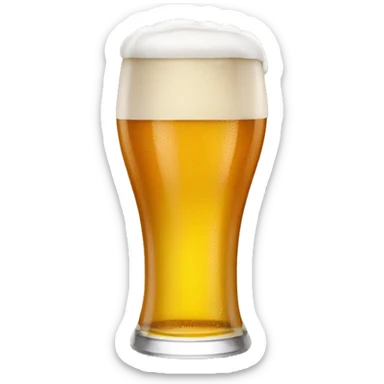 Bier mit Armen, Beinen, Augen und Mund sticker