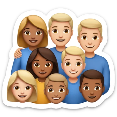 Make a family emoji sticker