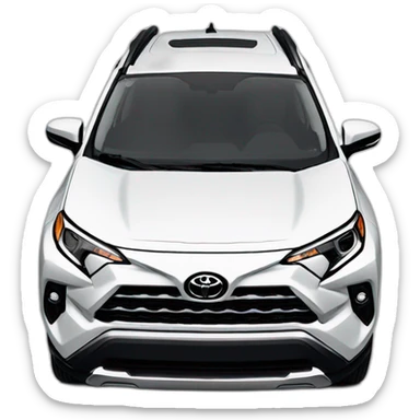2019 toyota rav 4 in white sticker