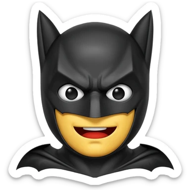 Bat man sticker