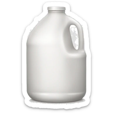 one-gallon milk jug sticker