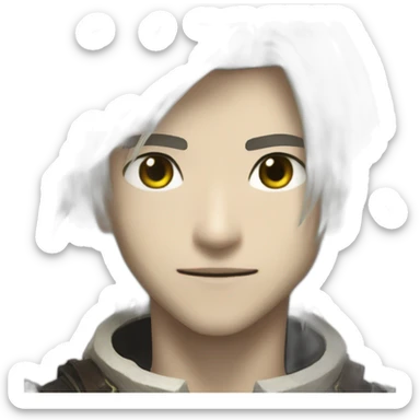 Thancred final fantasy xiv sticker