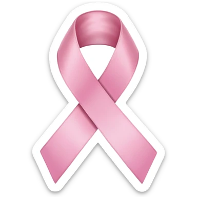 Pink ribbon for canser awarness sticker