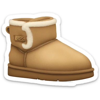 Ugg house slippers sticker
