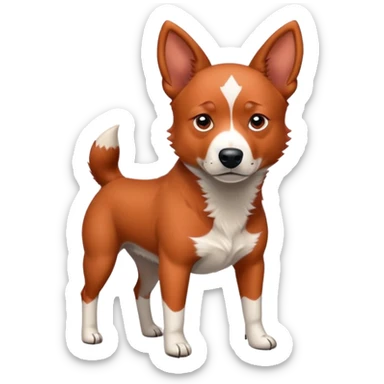 Red heeler  sticker