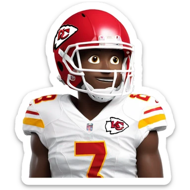 Kansas City chiefs casque ￼  sticker