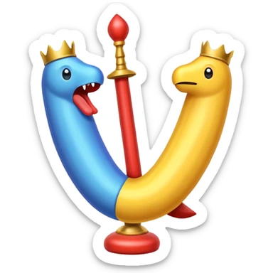 Penis joust sticker